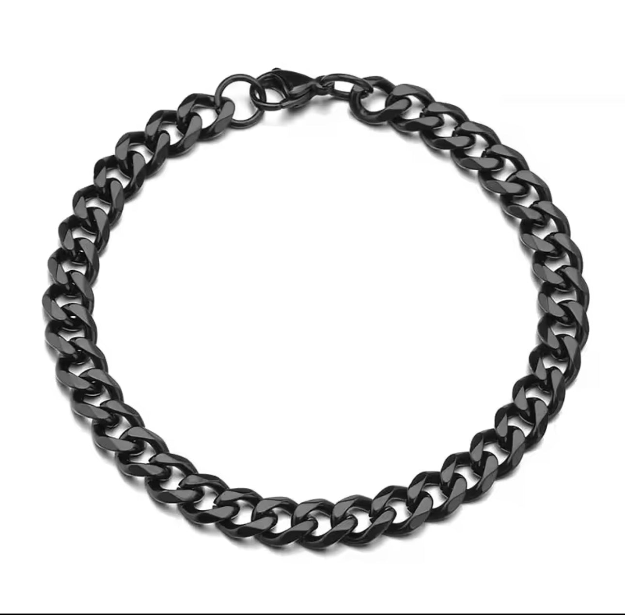 Silver Cuban Link Bracelet