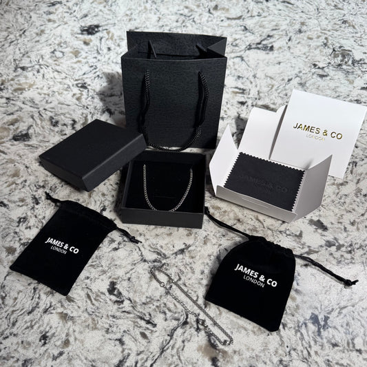 3mm Silver Chain & Bracelet Gift Set