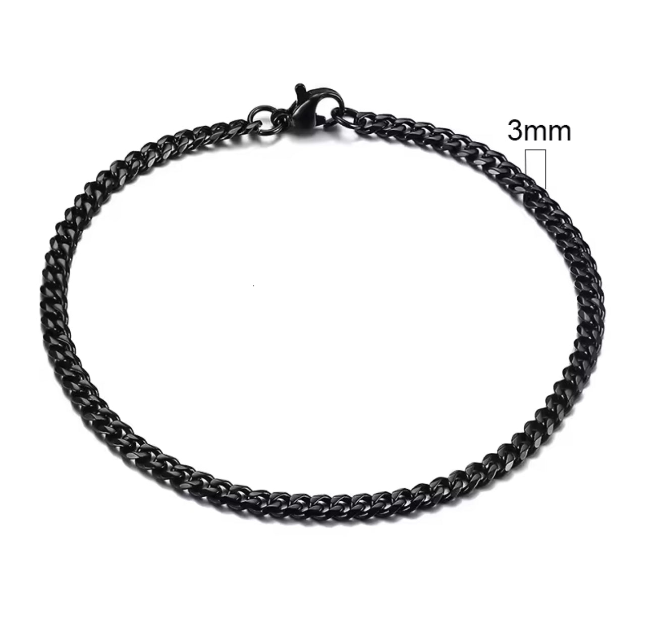 Silver Cuban Link Bracelet