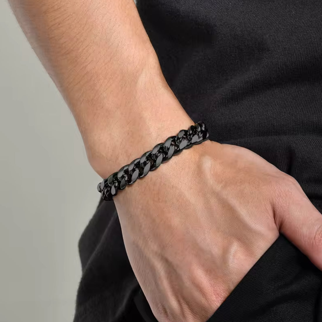 Silver Cuban Link Bracelet