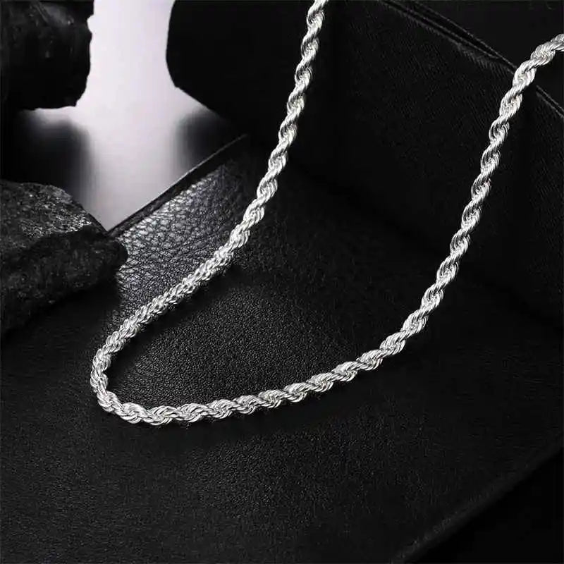 Cuban Chain Silver Rope | 3mm