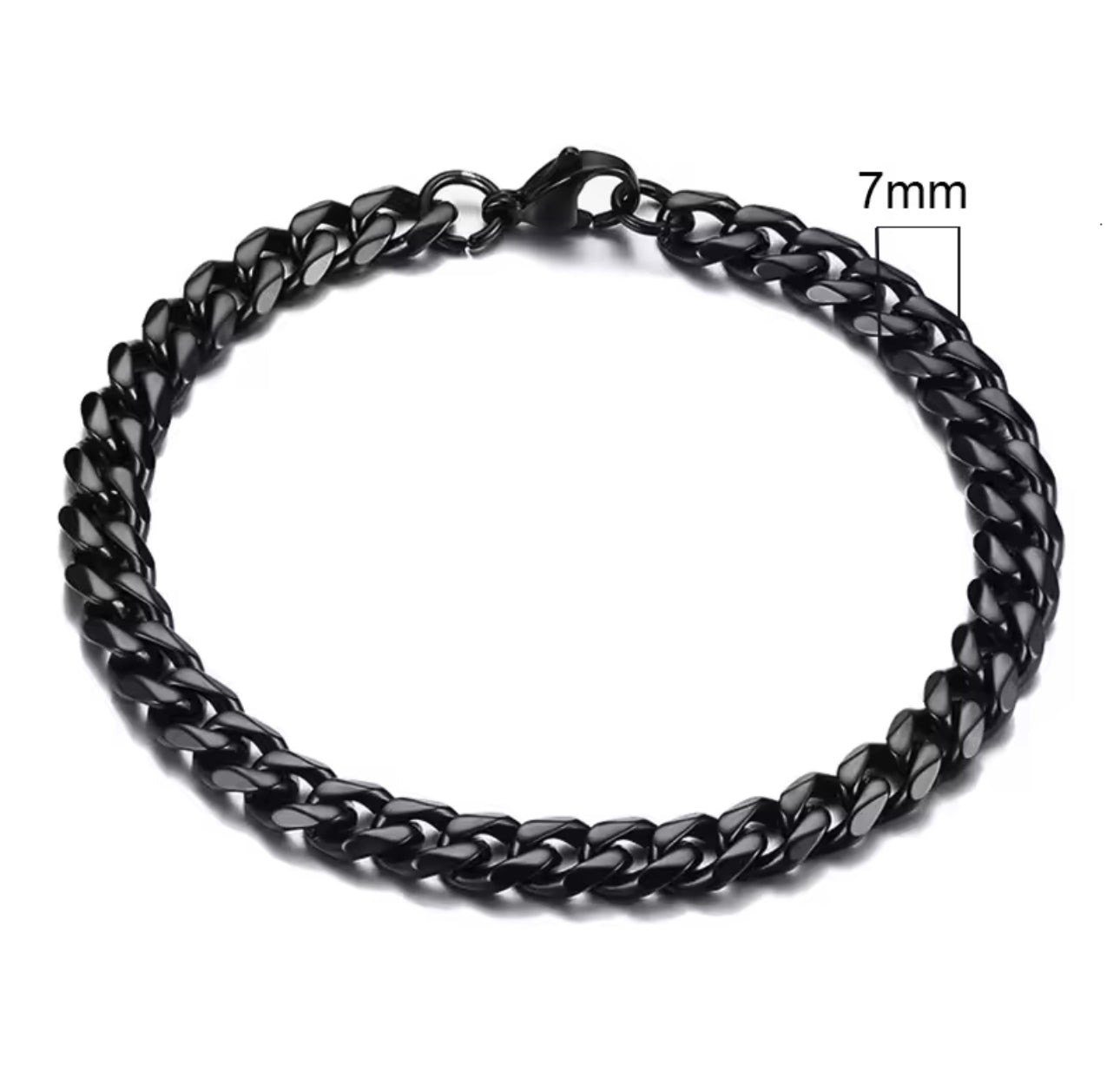 Silver Cuban Link Bracelet