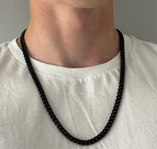 Cuban Chain Black | 7mm