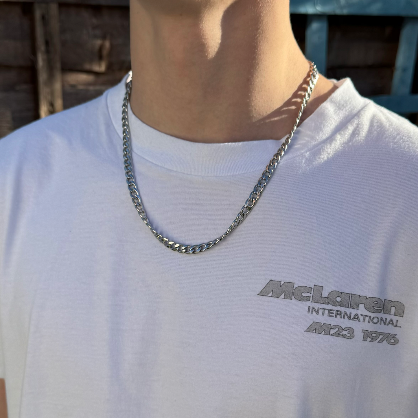 Chaîne cubaine en argent | 7 mm