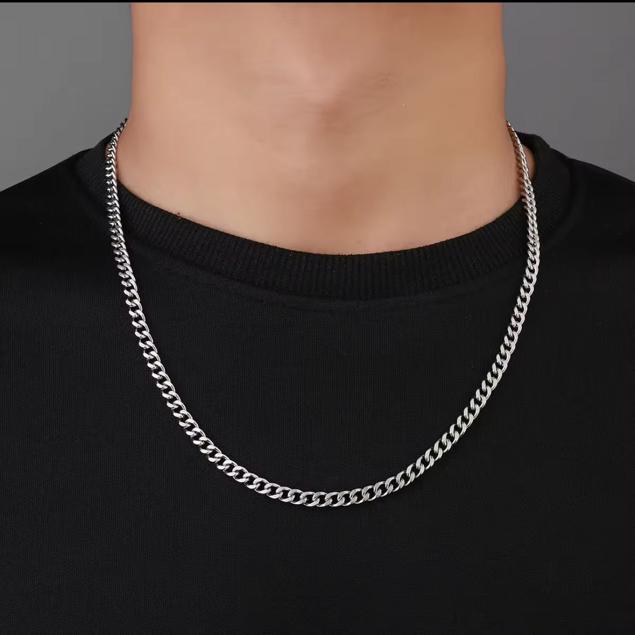 Chaîne cubaine en argent | 5 mm