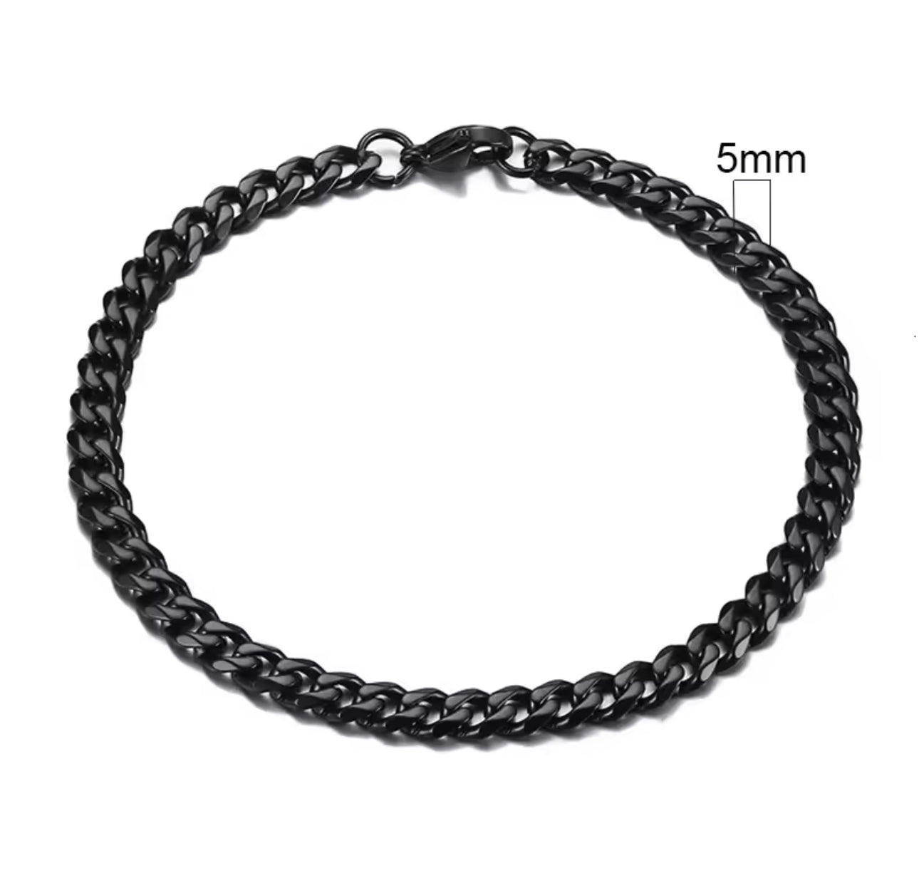 Silver Cuban Link Bracelet