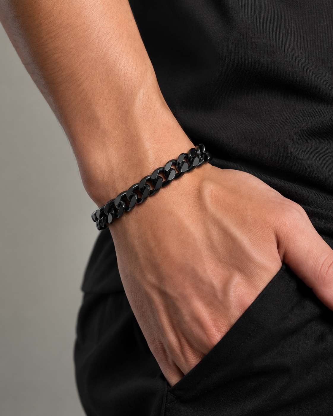 Cuban Link Bracelet (Silver)