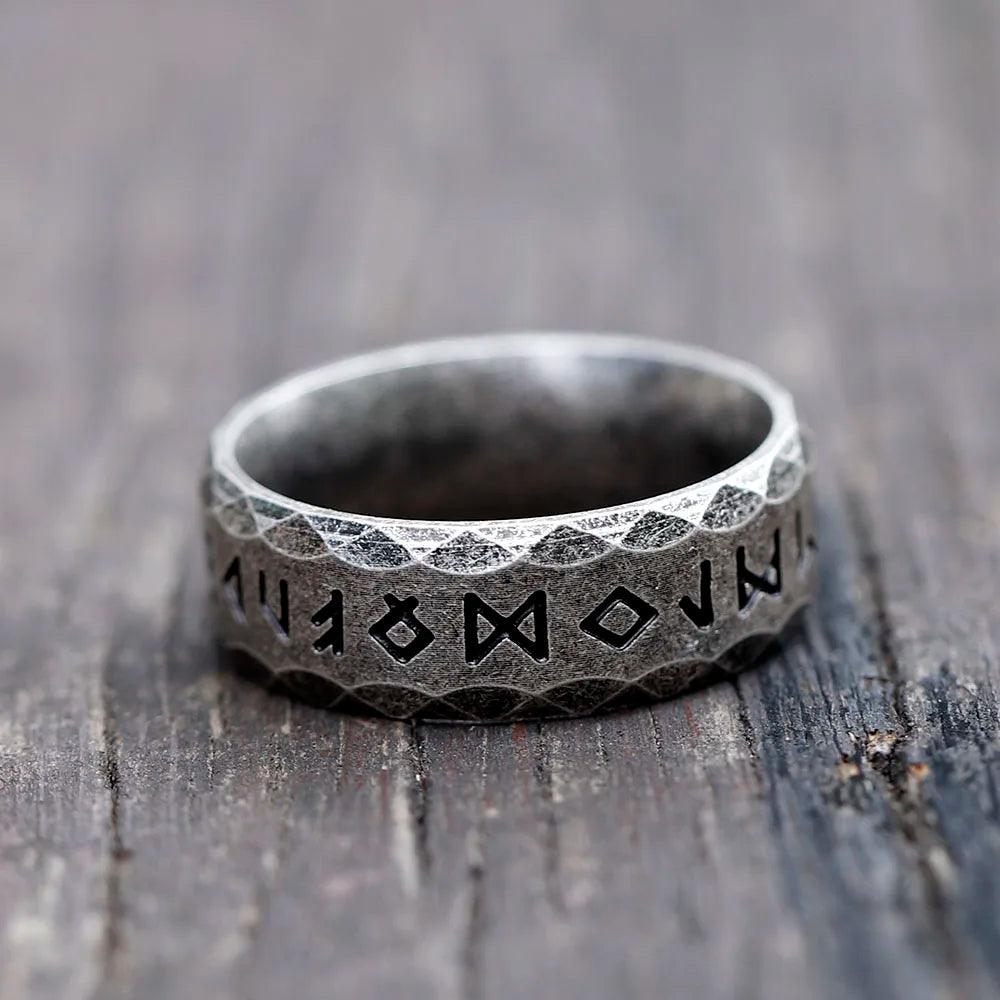 Men's 316L Stainless Steel Viking Ring
