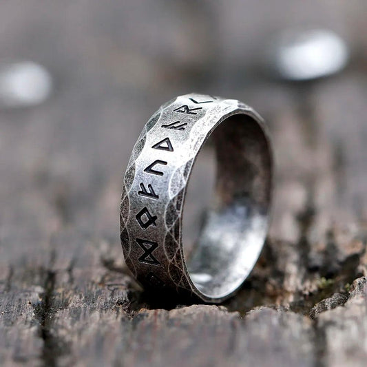 Men's 316L Stainless Steel Viking Ring