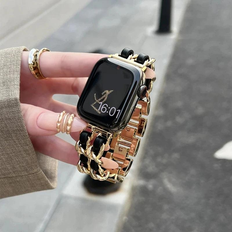 Women's Exquisite Metal Strap for Apple Watch