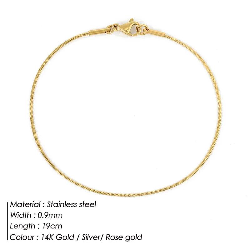 Snake Link Chain Bracelet