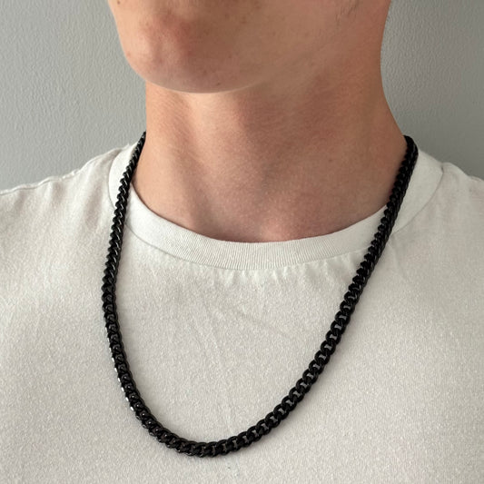 Cuban Chain Black | 7mm