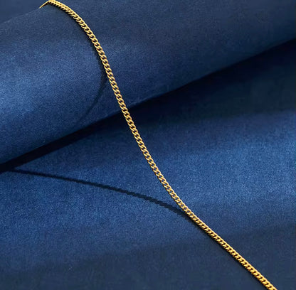Cuban Chain (Gold) | 3mm