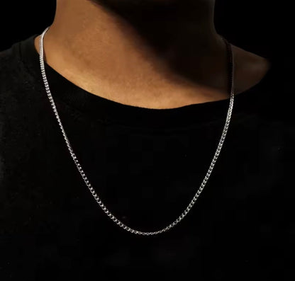 Cuban Chain 3mm (Silver)