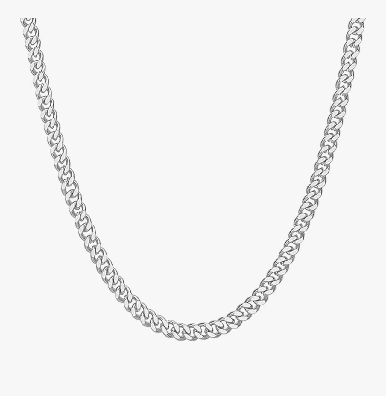 Chaîne cubaine en argent | 8 mm