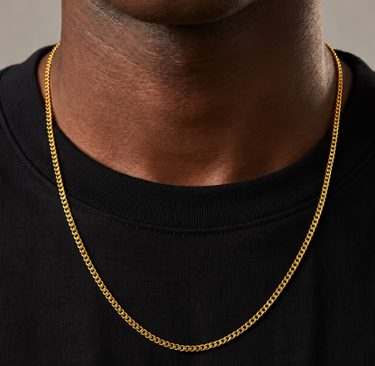 Cuban Chain (Gold) | 3mm