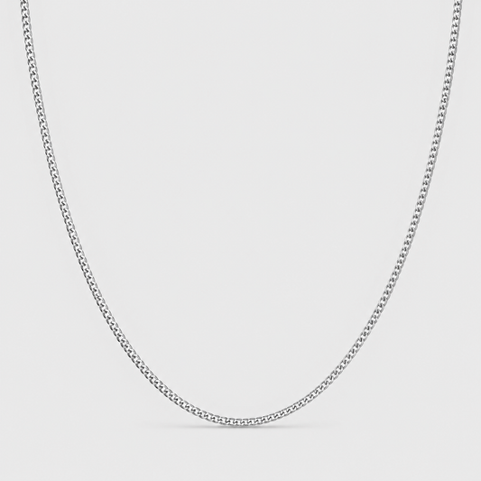 Cuban Chain 3mm (Silver)