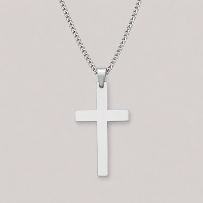 Stainless Steel Cross Necklace Crucifix Pendant
