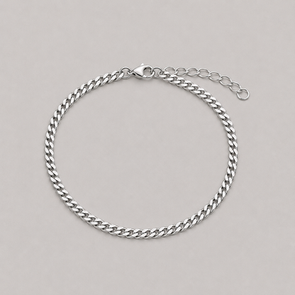 Cuban Link Bracelet (Silver)