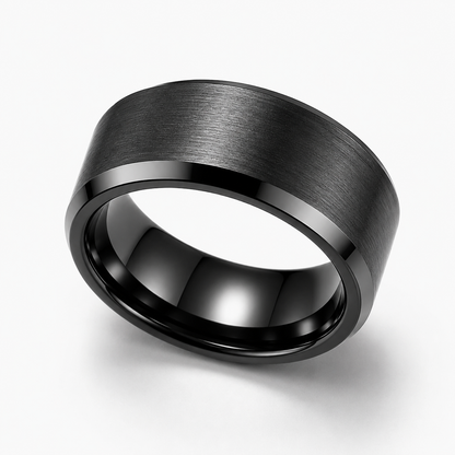 Men’s Stainless Steel Statement Ring, Waterproof, Tarnish Resistant
