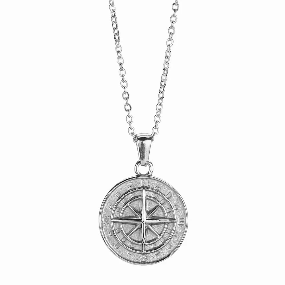 Compass Pendant (Silver Set)