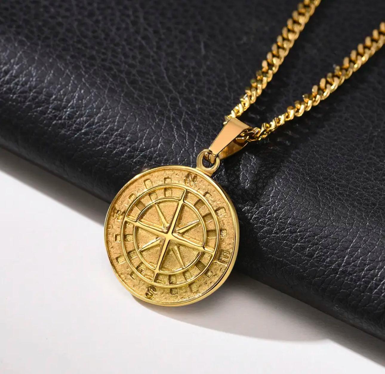 Compass Pendant (Gold Set)