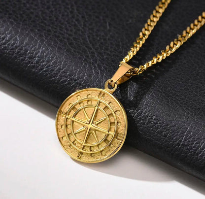 Compass Pendant (Gold Set)