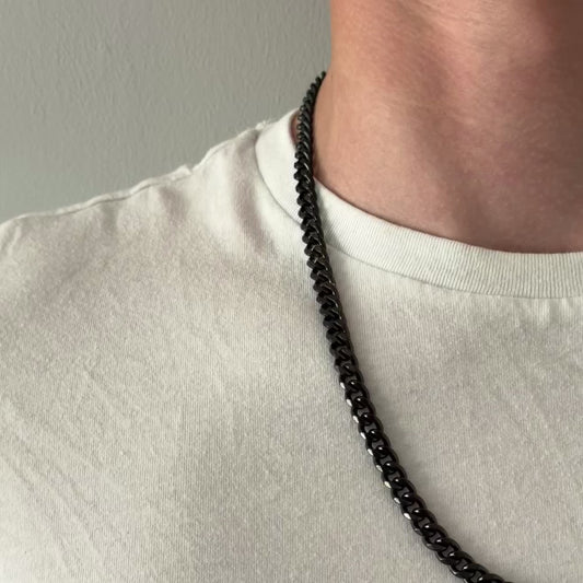 Cuban Chain Black | 7mm